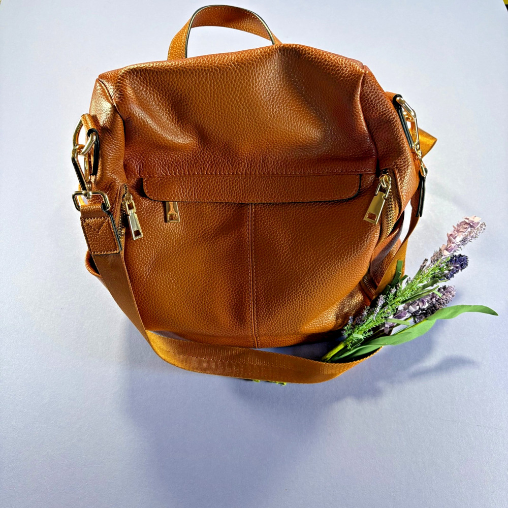 Kattee Womens Anti-Theft, Pickpocket Backpack Purse Leather Brown Travel Safety